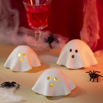 Luminous clay ghosts