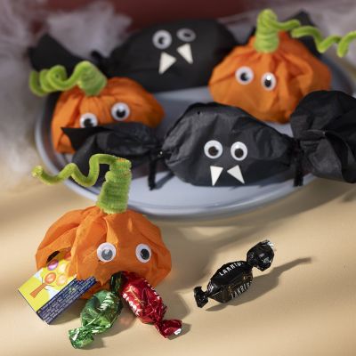 Festive Halloween candy bags