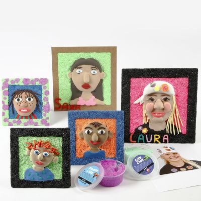 Self Portraits with Silk Clay